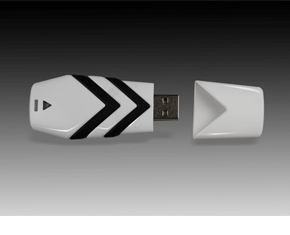 Plastic USB Flash Drive EUP-136