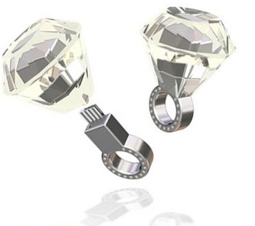 Jewelry USB Flash Drive EUJ-286